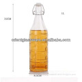 1L 33oz glass bottle for orange juice cheap 1000ml